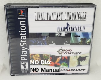 Final Fantasy Chronicles Reproduction Case - No Disc - No Manual - PS1 - Sony PlayStation 1 - Custom Game Case