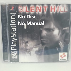 Silent Hill 1 PS1 Front PAL Replacement Box Art Case Insert Cover only