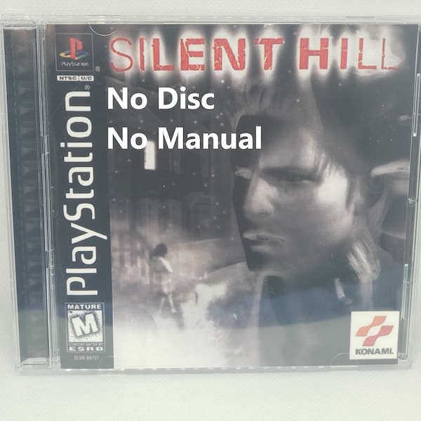 Silent Hill Reproduction Case - No Disc - No Manual - PS1 - Sony PlayStation 1