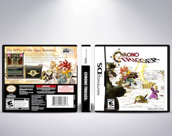 Custom Case - Chrono Trigger - No Game - No Manual - NDS - NDS case - Custom Art - Authentic case