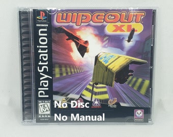 Wipeout XL Reproduction Case - No Disc - No Manual - PS1 - Sony PlayStation 1