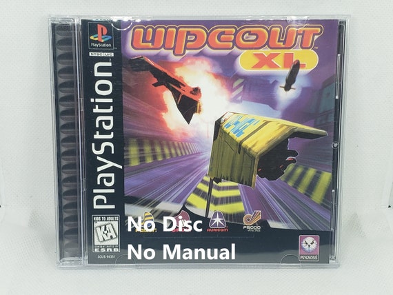 Wipeout XL Reproduction Case - No Disc - No Manual - PS1 - Sony
