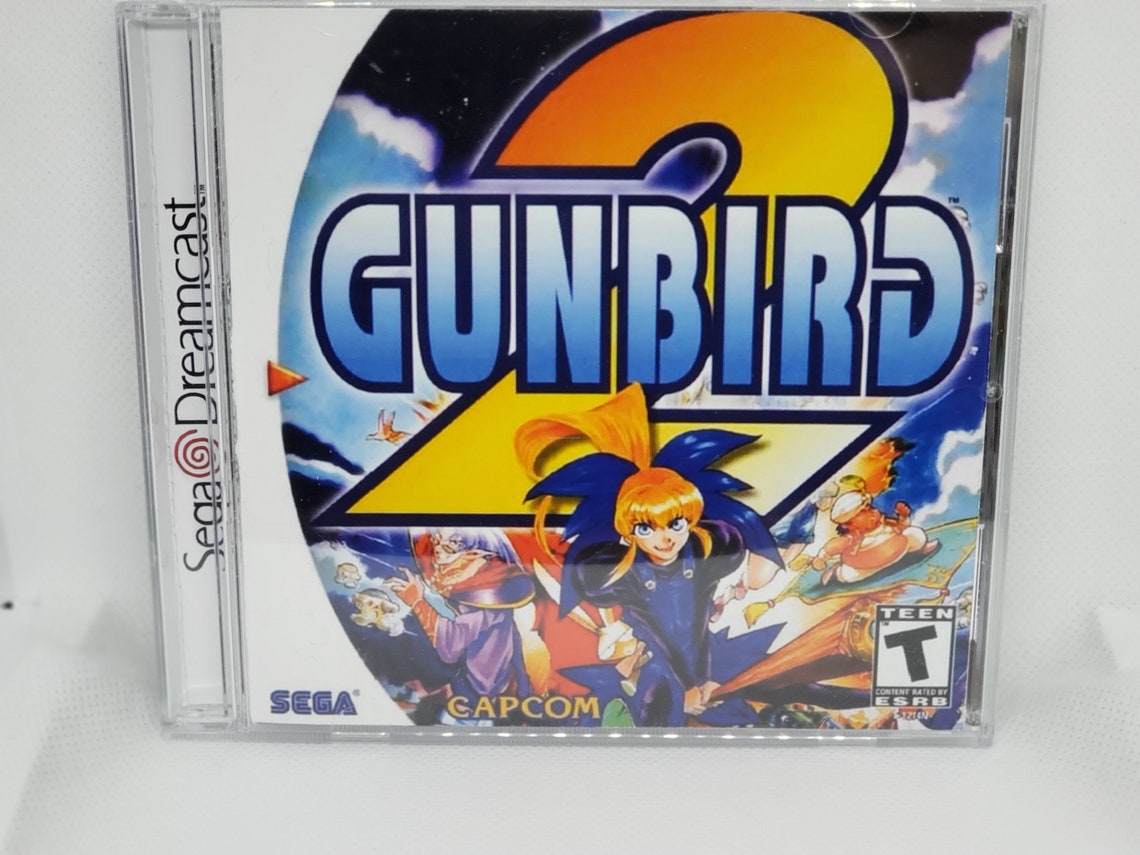 Gunbird 2 Reproduction Case - No Disc - No Manual - Sega Dreamcast - Etsy