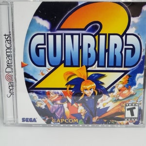 Gunbird 2 Reproduction Case - No Disc - No Manual - Sega Dreamcast