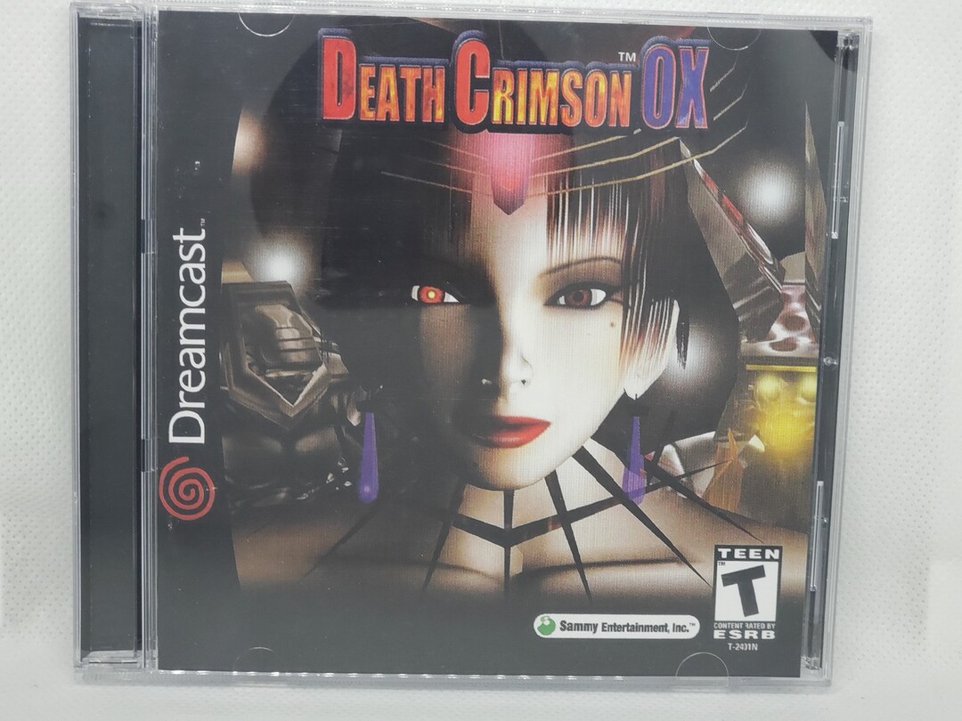 Death Crimson OX Reproduction Case No Disc No Manual Sega Dreamcast Etsy