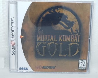 Mortal Kombat Gold Reproduction Case - No Disc - No Manual - Sega Dreamcast