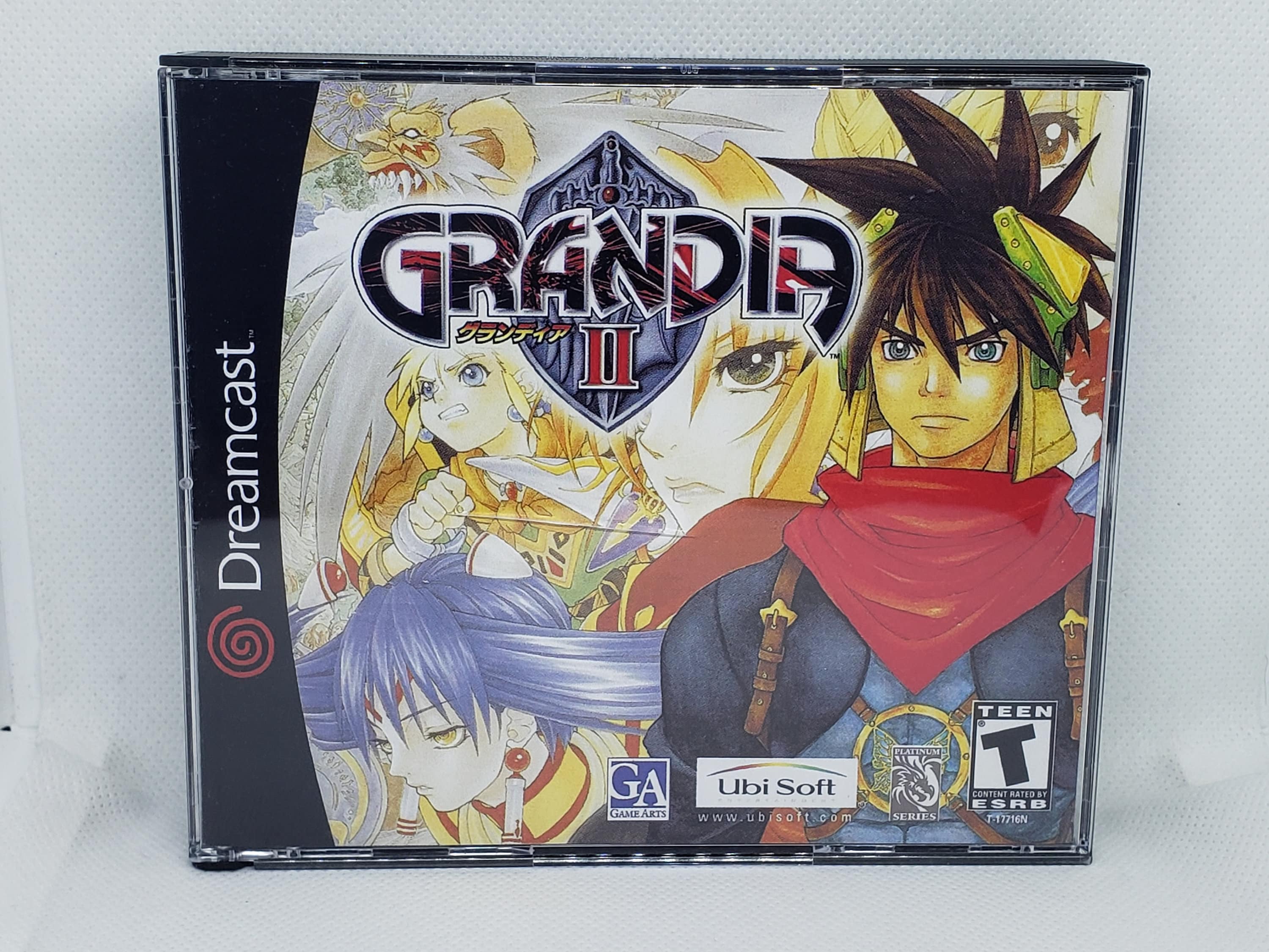 Grandia 2 Reproduction Case - No Disc - No Manual - Sega Dreamcast