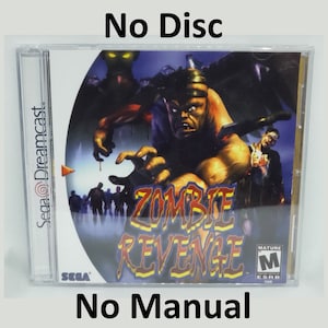 Zombie Revenge Reproduction Case - No Disc - No Manual - Sega Dreamcast