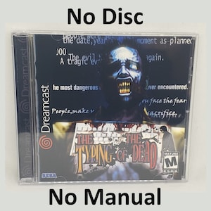 Custodia di riproduzione di Typing of the Dead - Senza disco - Senza manuale - Sega Dreamcast