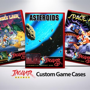 Custom Game Case - Atari Jaguar - No Game - No Manual - Custom Game Case - Atari Game Case