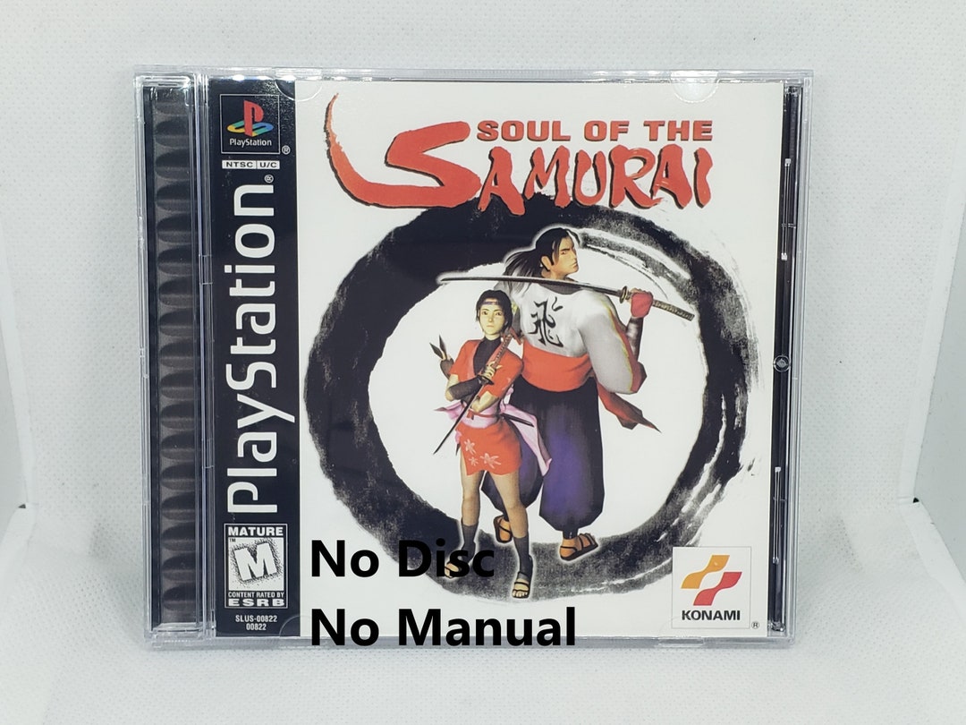 Soul of the Samurai Reproduction Case No Disc No Manual PS1 Sony Playstation 1 Etsy Soul of the Samurai Reproduction Case No Disc No Manual PS1 Sony Playstation 1 Etsy
