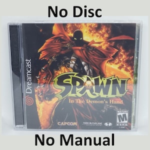 Spawn Reproduction Case - No Disc - No Manual - Sega Dreamcast