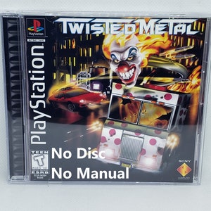 Twisted Metal 4 REPRODUCTION CASE No Disc Ps1 -  Sweden