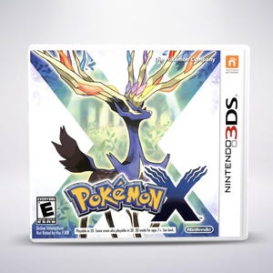 Custom 3DS Game Case - Pokemon X - No Game - No Manual - 3DS case - Custom Game Case