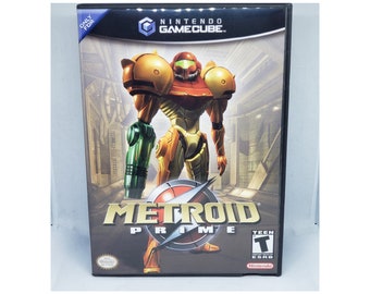 Custom Case - Metroid Prime - No Disc - No Manual - GameCube