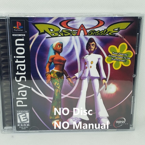 Bust A Groove Reproduction Case - No Disc - No Manual - PS1 - Sony PlayStation 1