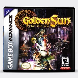 Custom Case - Golden Sun  The Lost Age - No Game - No Manual - Gameboy Advance Game Case - GBA Game Case - Custom Game Case