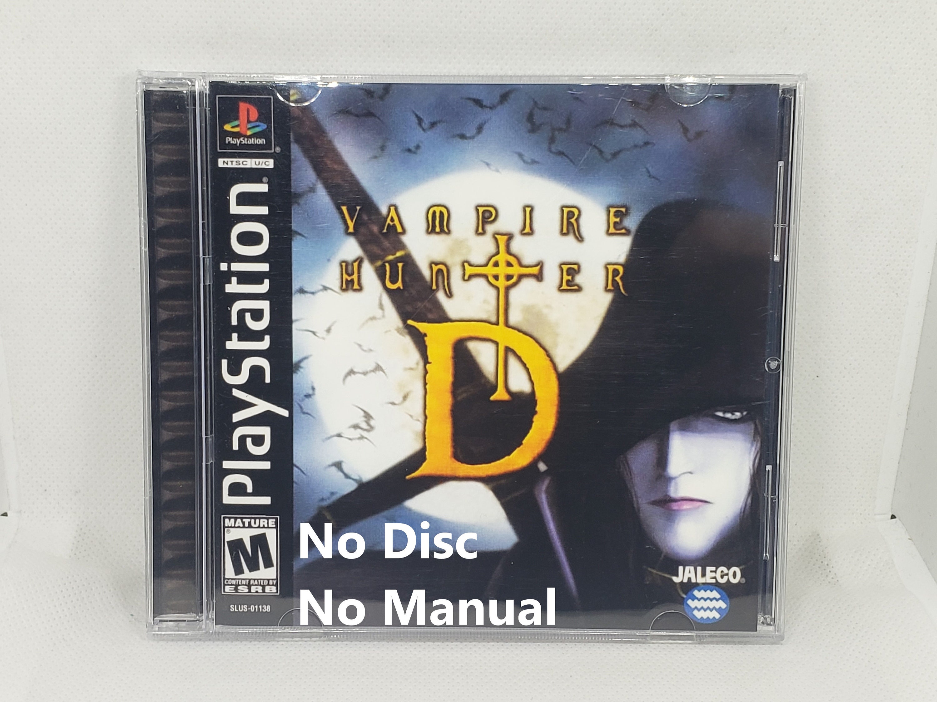 Vampire Hunter D Reproduction Case - No Disc - No Manual - PS1