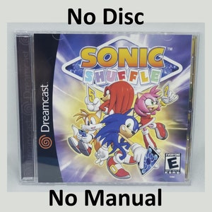 Sonic Shuffle Reproduction Case - No Disc - No Manual - Sega Dreamcast