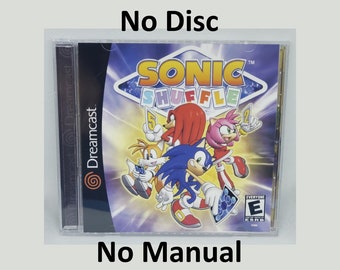 Sonic Shuffle Reproduction Case - No Disc - No Manual - Sega Dreamcast