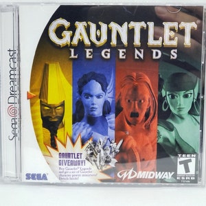 Gauntlet Legends Reproduction Case - No Disc - No Manual - Sega Dreamcast