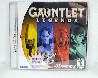 Gauntlet Legends Reproduction Case - No Disc - No Manual - Sega Dreamcast