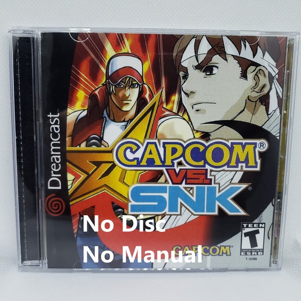 Capcom VS SNK Reproduction Case - No Disc - No Manual - Sega Dreamcast