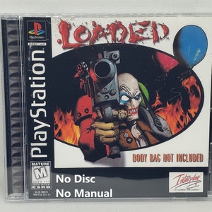Loaded Reproduction Case - No Disc - No Manual - PS1 - Sony PlayStation 1 - Custom Game Case