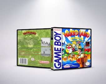Custom Case - Wario Land Super Mario Land 3 - No Game - No Manual - Gameboy - GB case - Game Boy Case