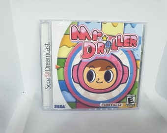 Mr. Driller Reproduction Case - No Disc - No Manual - Sega Dreamcast