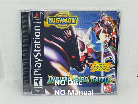 digimon card battle game Digimon Digital Card Battle Reproduction Case - No Disc - No Manual - PS1 -  Sony Playstation 1 - Custom Game Case