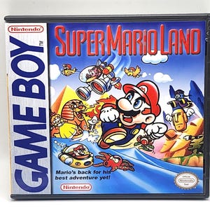 Custom GB Game Case - Super Mario Land - No Game - No Manual - Gameboy - GB case