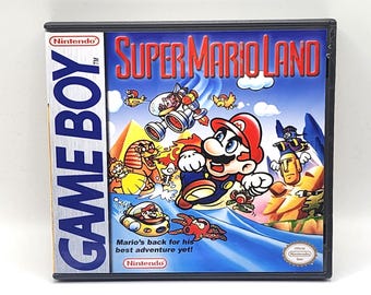 Custom GB Game Case - Super Mario Land - No Game - No Manual - Gameboy - GB case