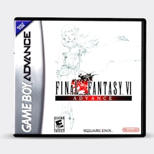 Custom Case - Final Fantasy VI - No Game - No Manual - Gameboy Advance Game Case - GBA Game Case - Custom Game Case