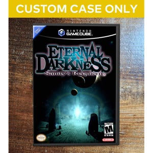 Custom Case - Eternal Darkness - No Disc - No Manual - GameCube - Custom Gamecube Game Case