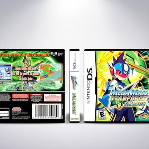 Custom Case - Mega Man Starforce Dragon - No Game - No Manual - NDS - NDS case - Custom Art - Authentic case