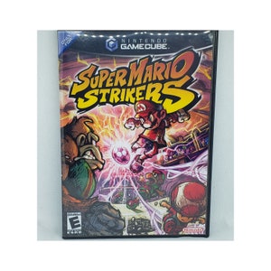 Custom Case - Super Mario Strikers - No Disc - No Manual - GameCube