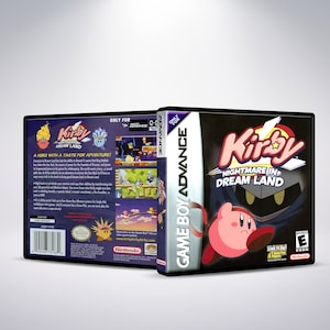 Custom Case - Kirby Nightmare in Dream Land - No Game - No Manual - Gameboy Advance - GBA case