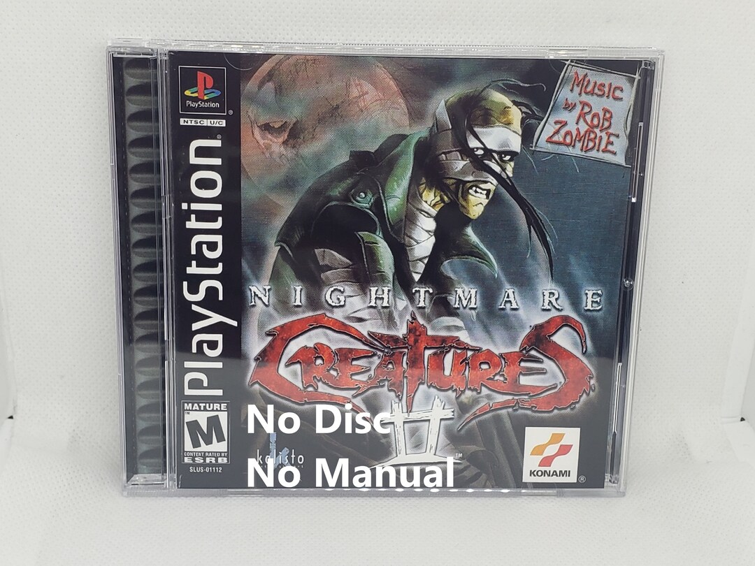 Nightmare Creatures II Reproduction Case - No Disc - No