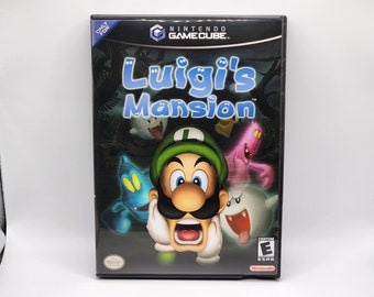 Custom Case - Luigi&#39;s Mansion - No Disc - No Manual - GameCube - Custom Gamecube Game Case
