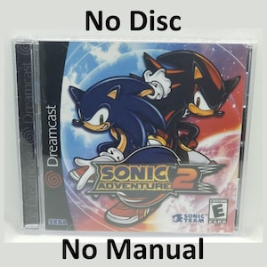 Sonic Adventure 2 Reproduction Case - No Disc - No Manual - Sega Dreamcast