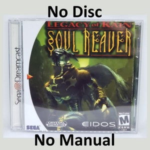 Legacy of Kain Reproduction Case - No Disc - No Manual - Sega Dreamcast
