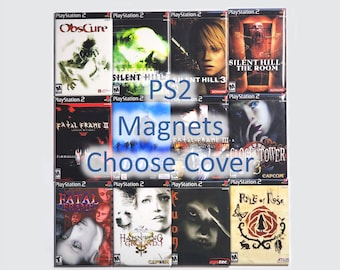 2 X 3 Fridge Magnet - PS2 Box Art Cover Magnet - Custom Magnet - You Choose Cover