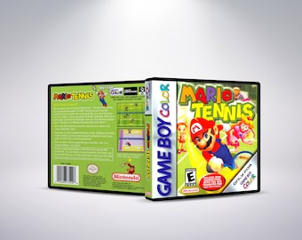 Passgenaue Hülle - Mario Tennis - Kein Spiel - Kein Handbuch - Gameboy Color - GBC Hülle - Game Boy