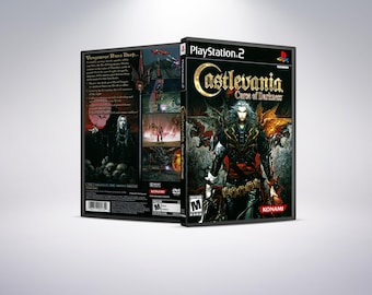 Custom PS2 Case - Castlevania Curse of Darkness - No Disc - No Manual - Custom Game Case - Playstation 2 Game Case - PS2 Game Case
