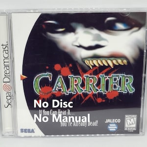 Carrier Reproduction Case - No Disc - No Manual - Sega Dreamcast