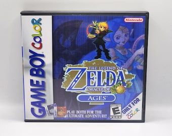 Eigene GBC Spielhülle - Zelda Orakel der Alter - Kein Spiel - Kein Handbuch - Gameboy Color - GBC Gehäuse