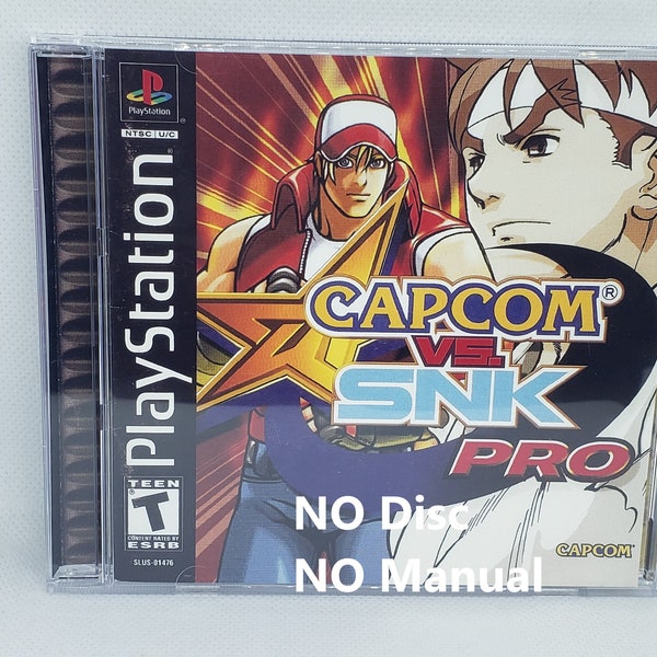 Capcom VS. SNK Pro Reproduction Case - No Disc - No Manual - PS1 - Sony PlayStation 1