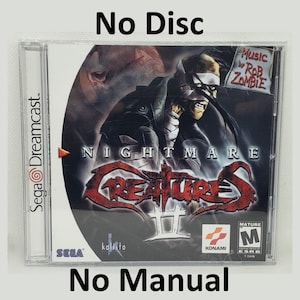 Nightmare Creatures Reproduktion Hülle - Keine Disc - Kein Handbuch - Sega Dreamcast