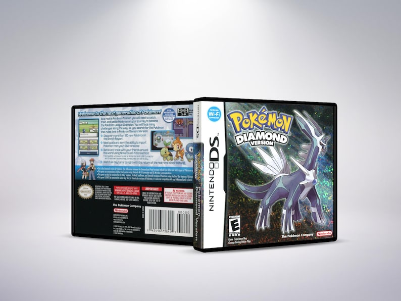 Custom Case - Pokemon Diamond Version - No Game - No Manual - NDS - NDS ...